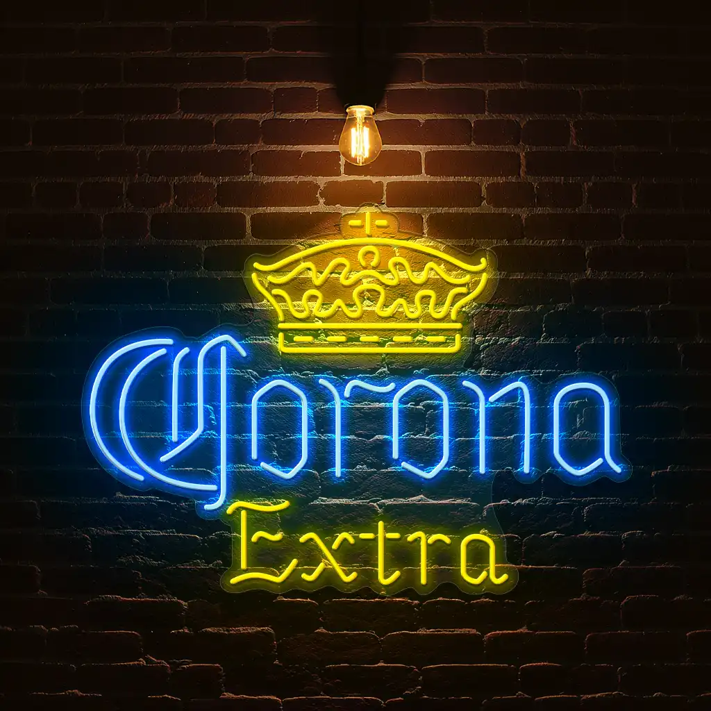 stylish neon sign design illuminate your space with corona extra best selling stylish neon sign design illuminate your space with corona extra best selling