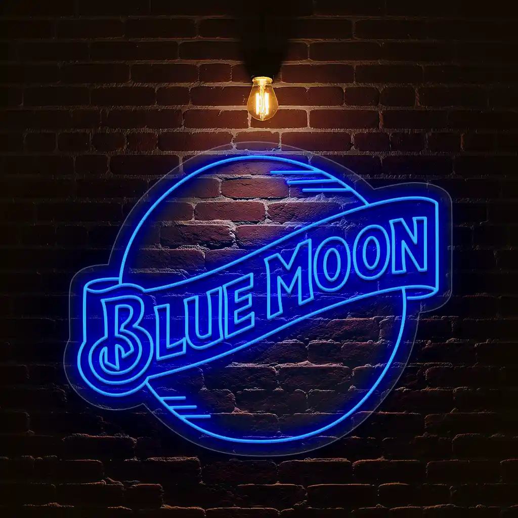 stylish neon sign designs capture the glow of blue moon charm fashion forward stylish neon sign designs capture the glow of blue moon charm fashion forward
