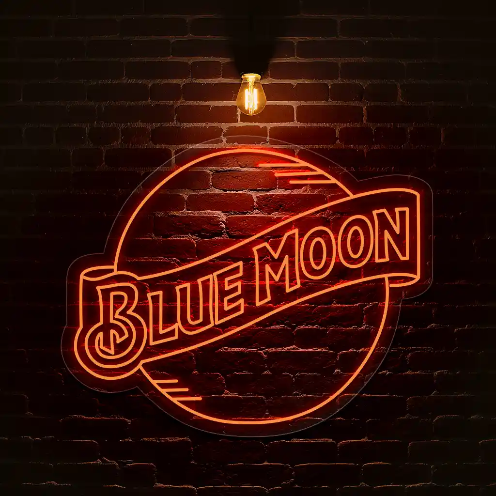 stylish neon sign designs capture the glow of blue moon charm high quality stylish neon sign designs capture the glow of blue moon charm high quality