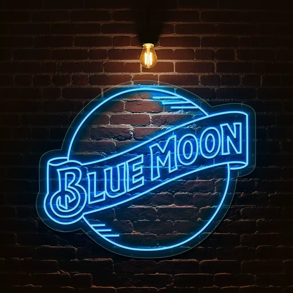stylish neon sign designs capture the glow of blue moon charm premium grade stylish neon sign designs capture the glow of blue moon charm premium grade