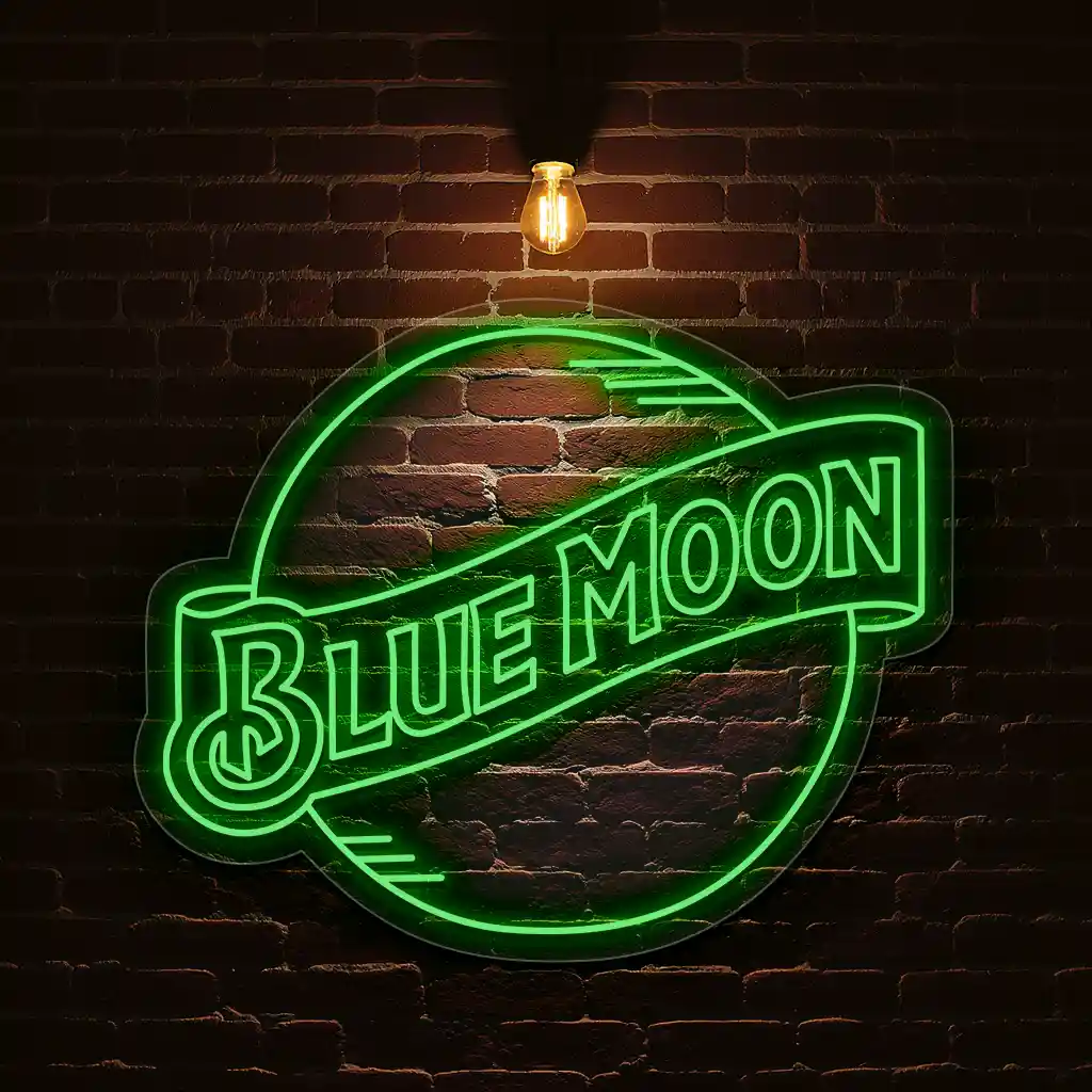 stylish neon sign designs capture the glow of blue moon charm top rated stylish neon sign designs capture the glow of blue moon charm top rated