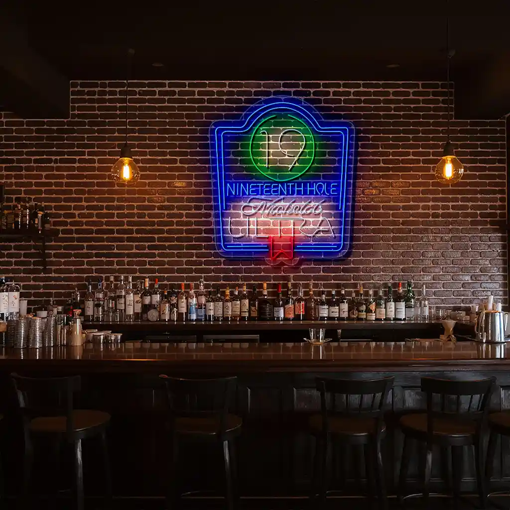 stylish neon sign nineteenth hole michelob ultra dcor fashion forward stylish neon sign nineteenth hole michelob ultra dcor fashion forward