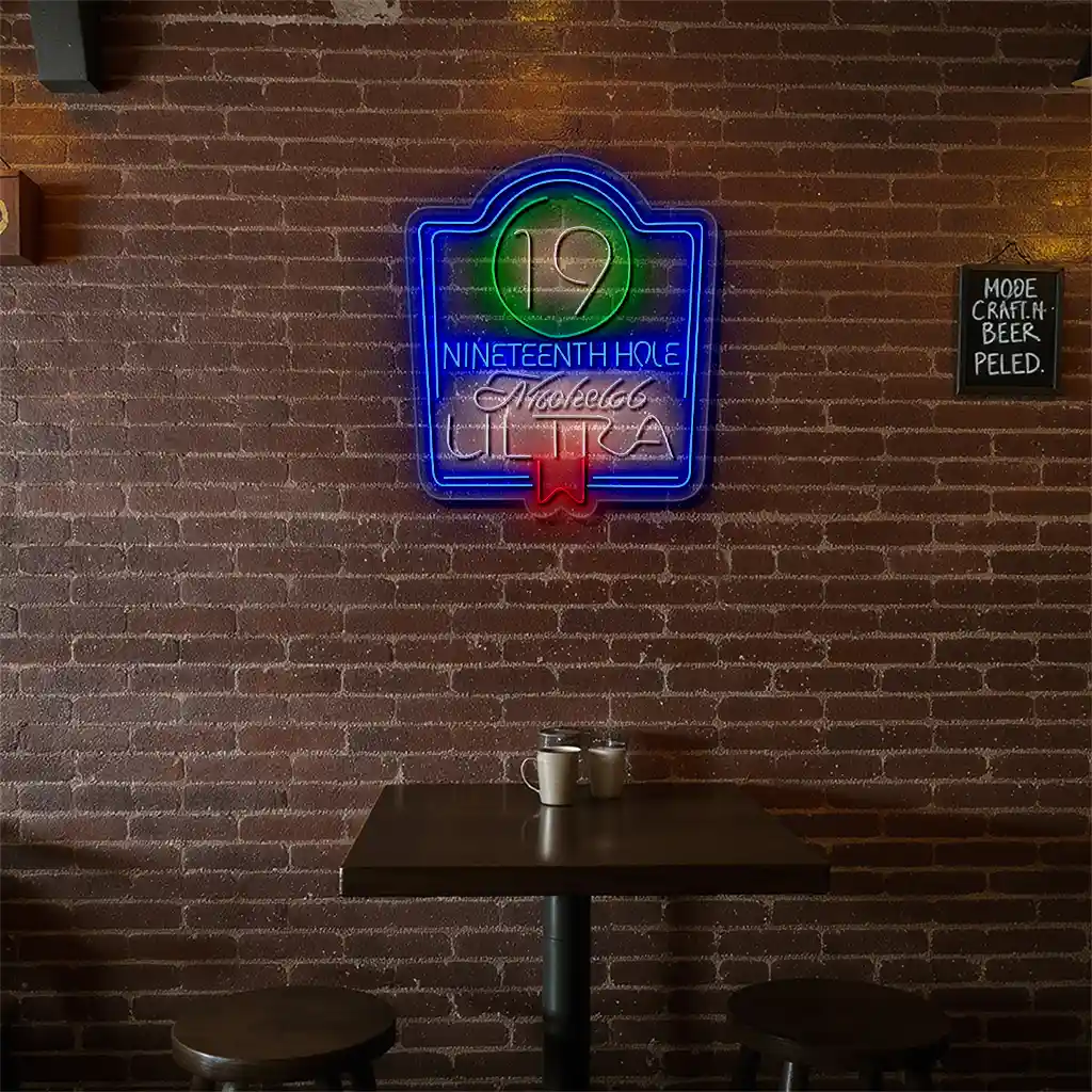 stylish neon sign nineteenth hole michelob ultra dcor trendy stylish neon sign nineteenth hole michelob ultra dcor trendy
