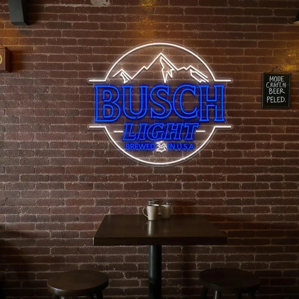 stylish neon signs busch light design for your bar or home high quality stylish neon signs busch light design for your bar or home high quality
