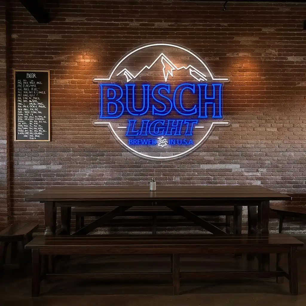 stylish neon signs busch light design for your bar or home premium grade stylish neon signs busch light design for your bar or home premium grade