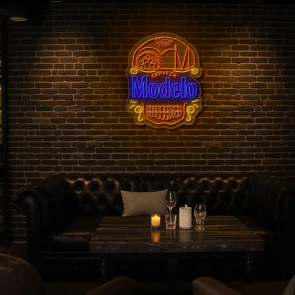 stylish neon signs capture the spirit of modelo cerveza premium grade stylish neon signs capture the spirit of modelo cerveza premium grade