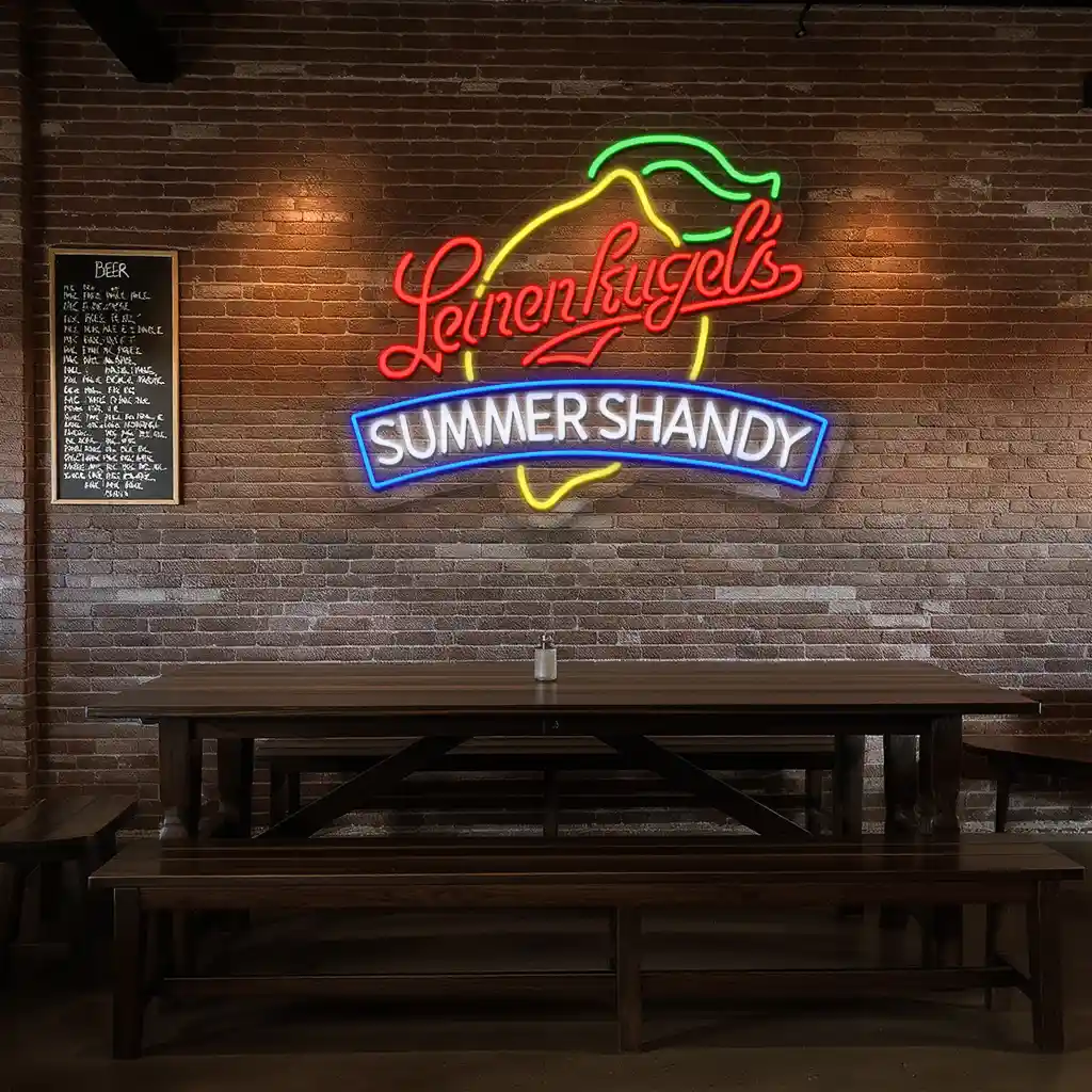 stylish neon signs for a vibrant summer shandy experience high quality stylish neon signs for a vibrant summer shandy experience high quality
