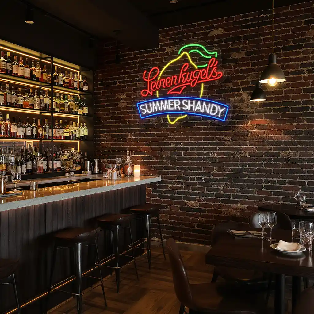 stylish neon signs for a vibrant summer shandy experience premium grade stylish neon signs for a vibrant summer shandy experience premium grade