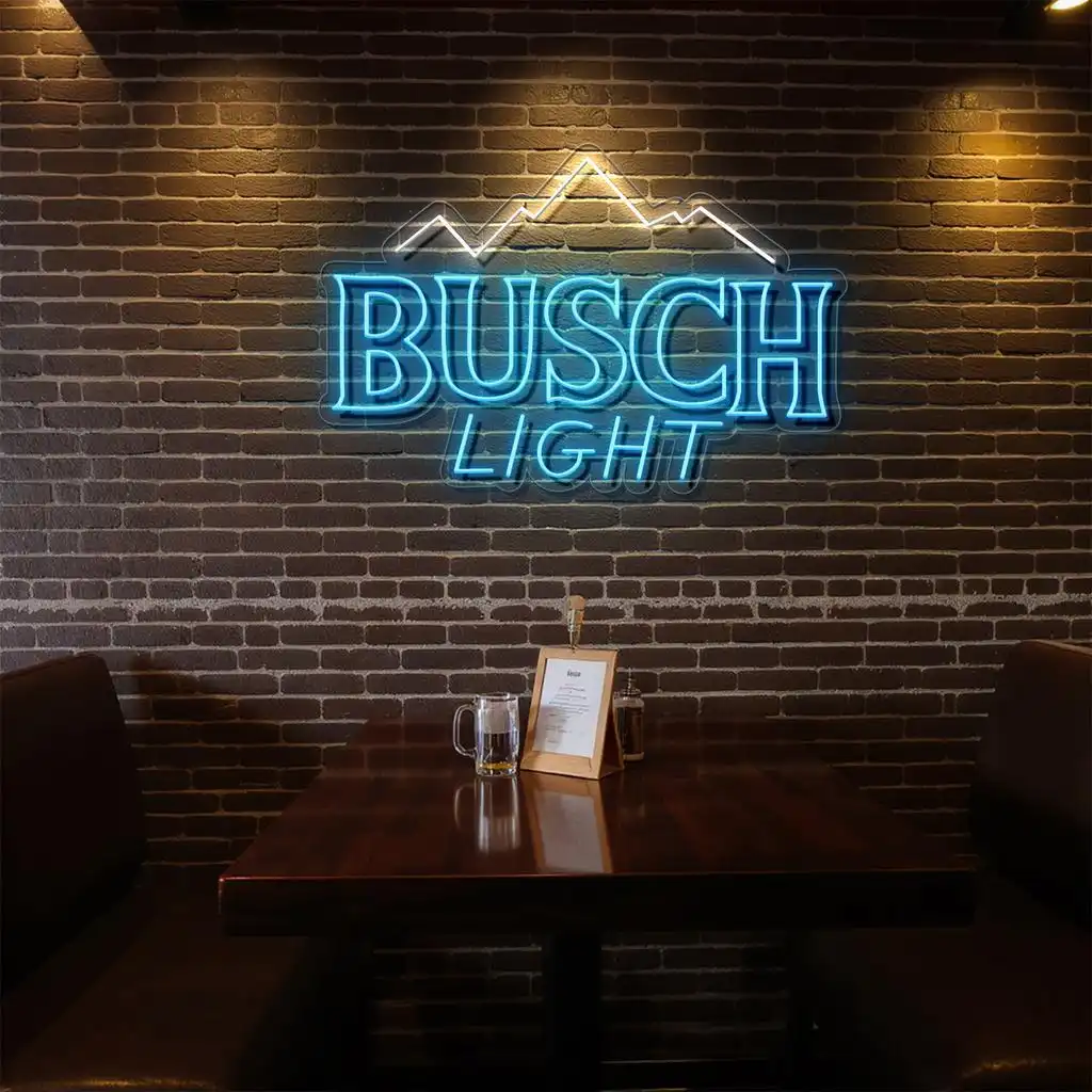 stylish neon signs for busch light illuminate your space high quality stylish neon signs for busch light illuminate your space high quality