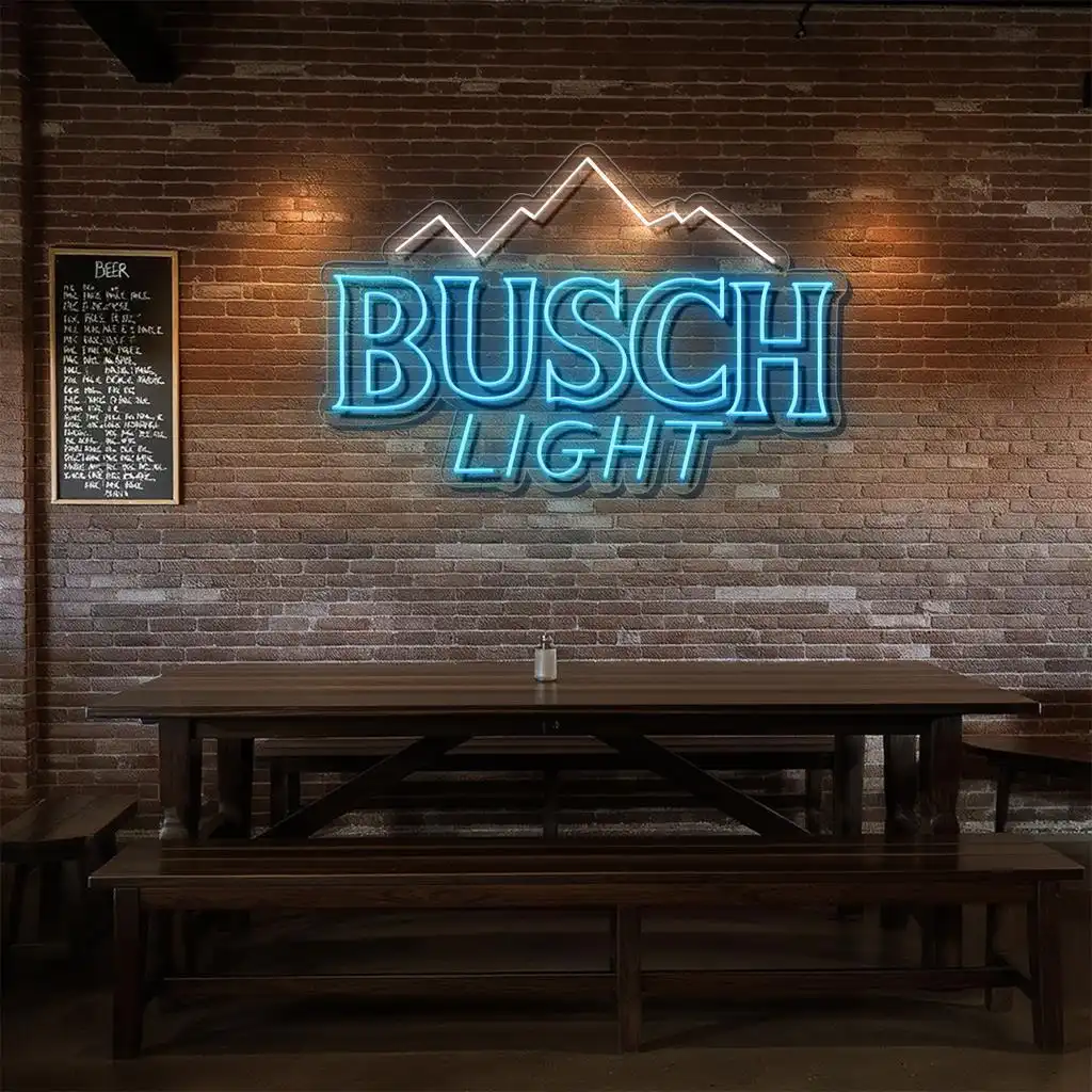 stylish neon signs for busch light illuminate your space top rated stylish neon signs for busch light illuminate your space top rated