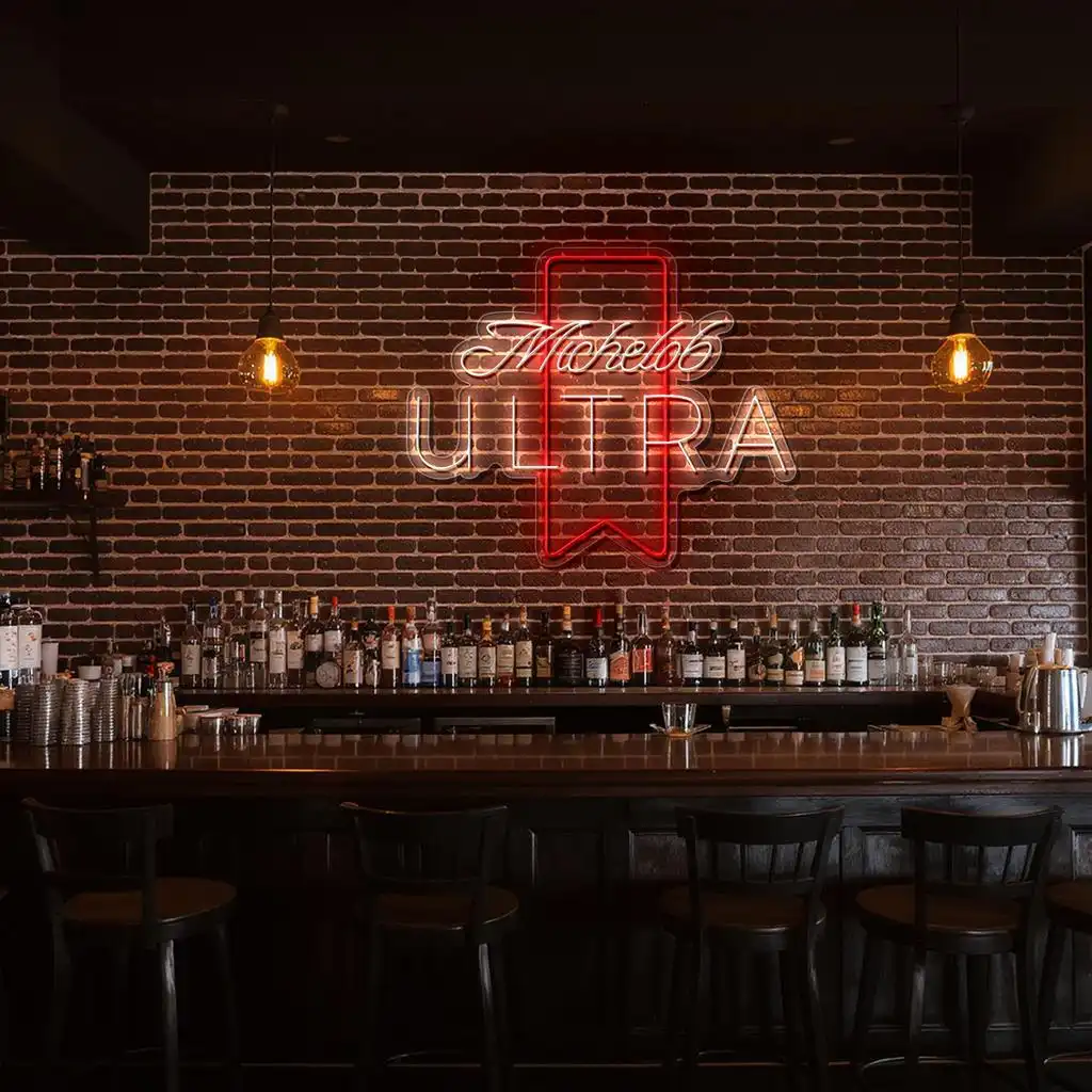 stylish neon signs illuminate your space with michelob ultra flair fashion forward stylish neon signs illuminate your space with michelob ultra flair fashion forward