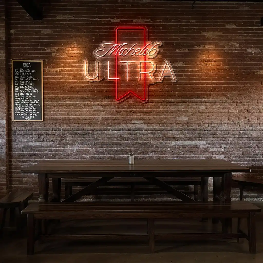 stylish neon signs illuminate your space with michelob ultra flair top rated stylish neon signs illuminate your space with michelob ultra flair top rated