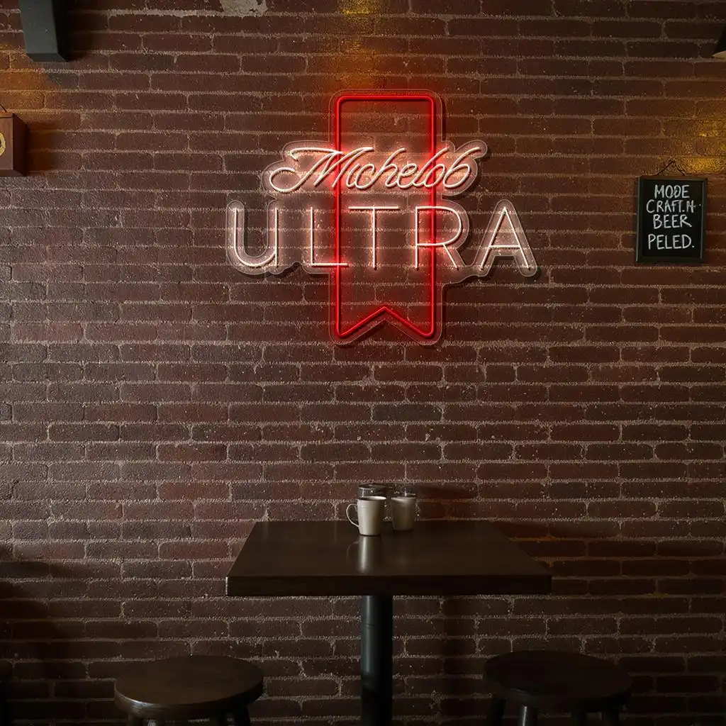 stylish neon signs illuminate your space with michelob ultra flair trendy stylish neon signs illuminate your space with michelob ultra flair trendy