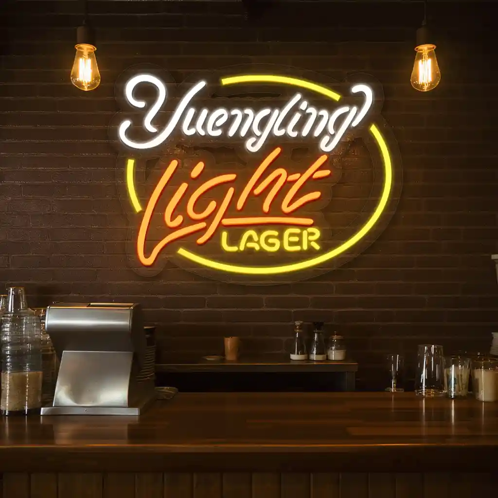 stylish yuengling light lager neon sign for vintage decor lovers fashion forward stylish yuengling light lager neon sign for vintage decor lovers fashion forward