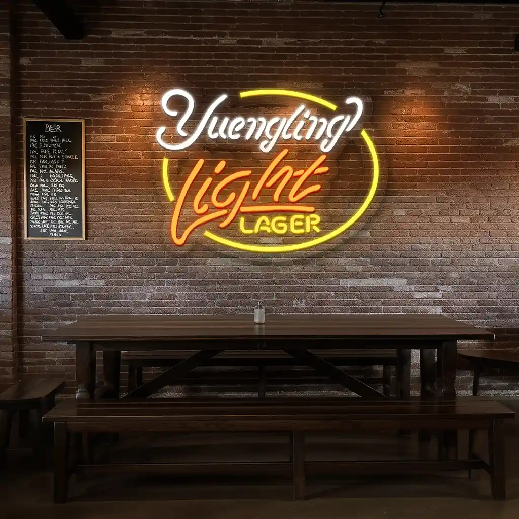 stylish yuengling light lager neon sign for vintage decor lovers high quality stylish yuengling light lager neon sign for vintage decor lovers high quality
