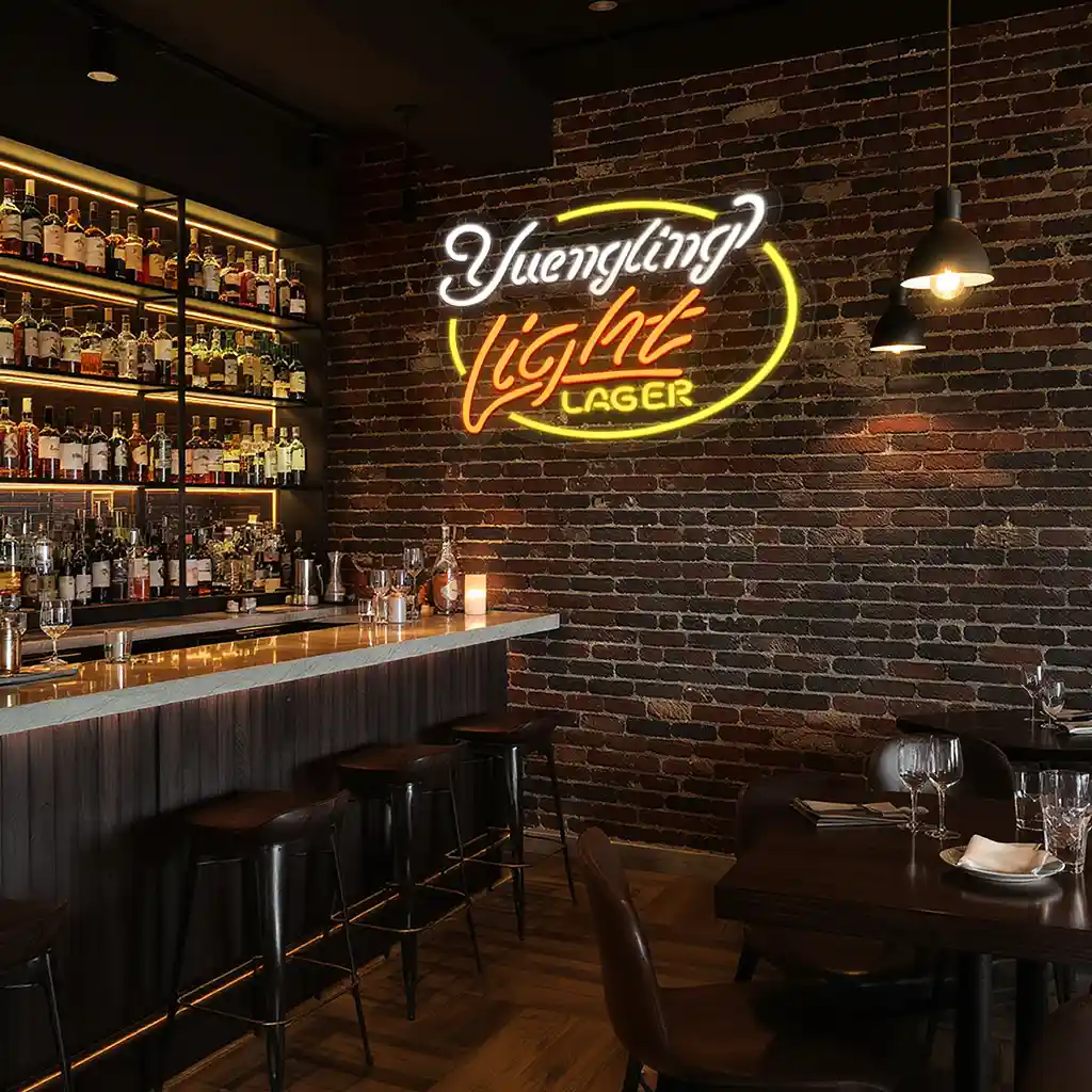 stylish yuengling light lager neon sign for vintage decor lovers trendy stylish yuengling light lager neon sign for vintage decor lovers trendy