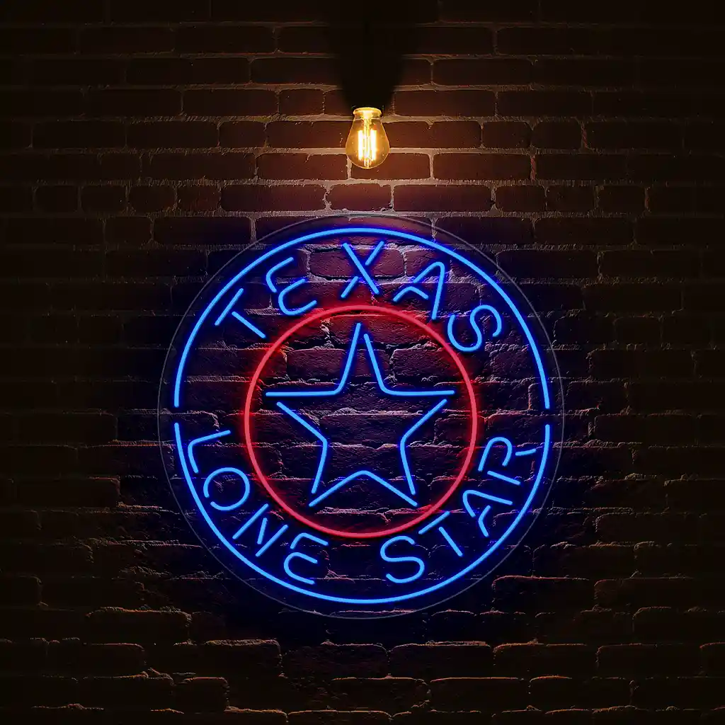 texas lone star neon sign vintage bar decor inspiration 1 texas lone star neon sign vintage bar decor inspiration 1