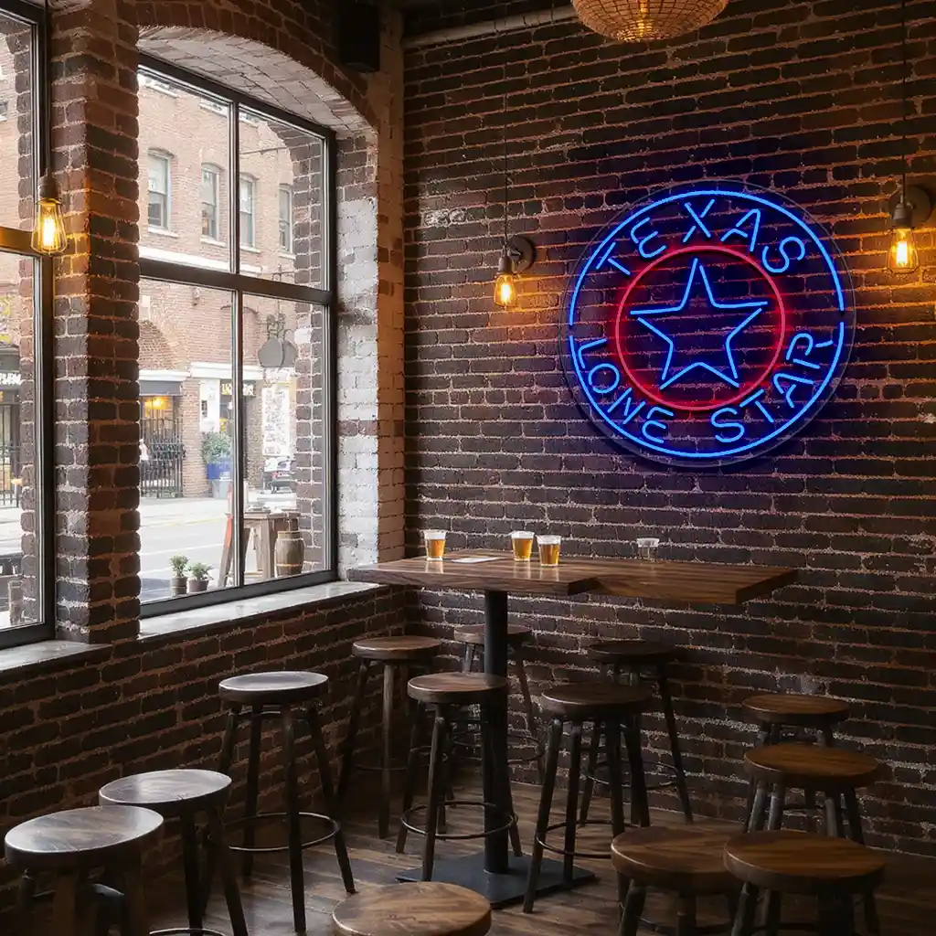 texas lone star neon sign vintage bar decor inspiration 6 texas lone star neon sign vintage bar decor inspiration 6