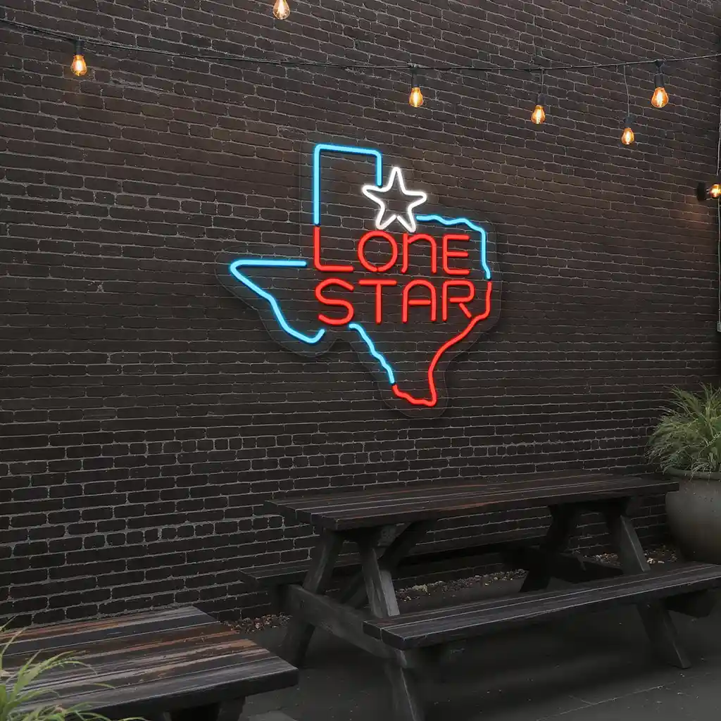 texas neon sign lone star state shape with vibrant colors 5 texas neon sign lone star state shape with vibrant colors 5