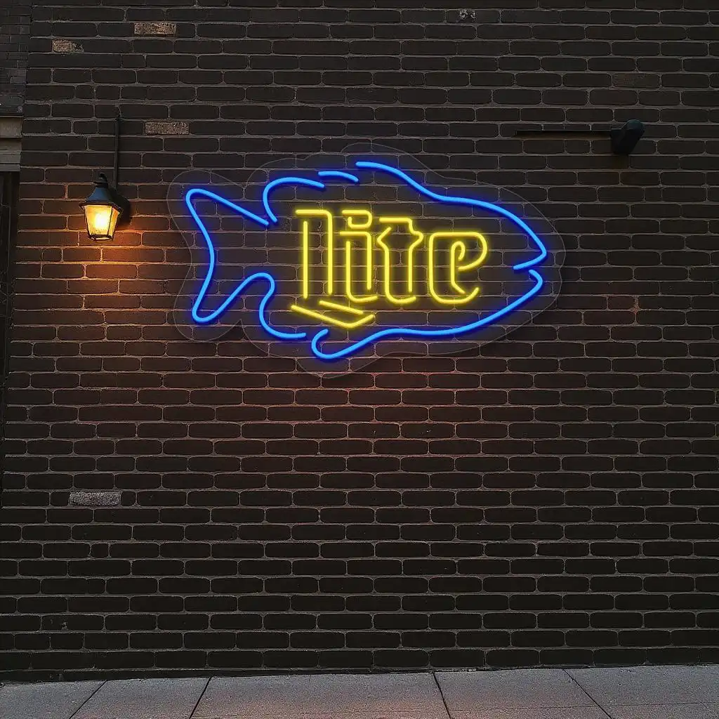 trendy neon fish sign for stylish home or business decor new arrival trendy neon fish sign for stylish home or business decor new arrival