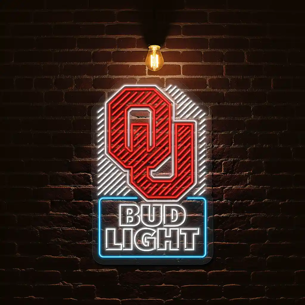 university themed bud light neon sign for bars fans 1 university themed bud light neon sign for bars fans 1