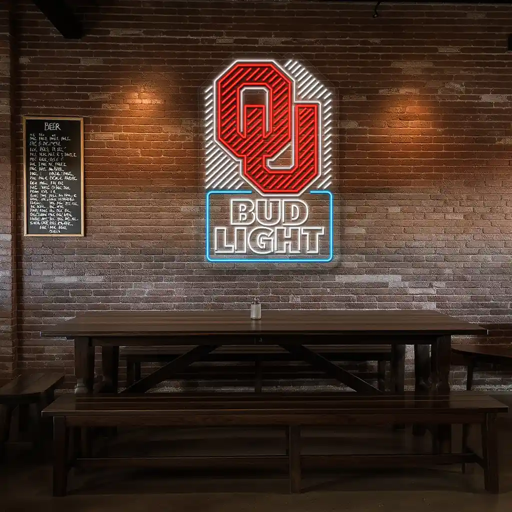 university themed bud light neon sign for bars fans 3 university themed bud light neon sign for bars fans 3