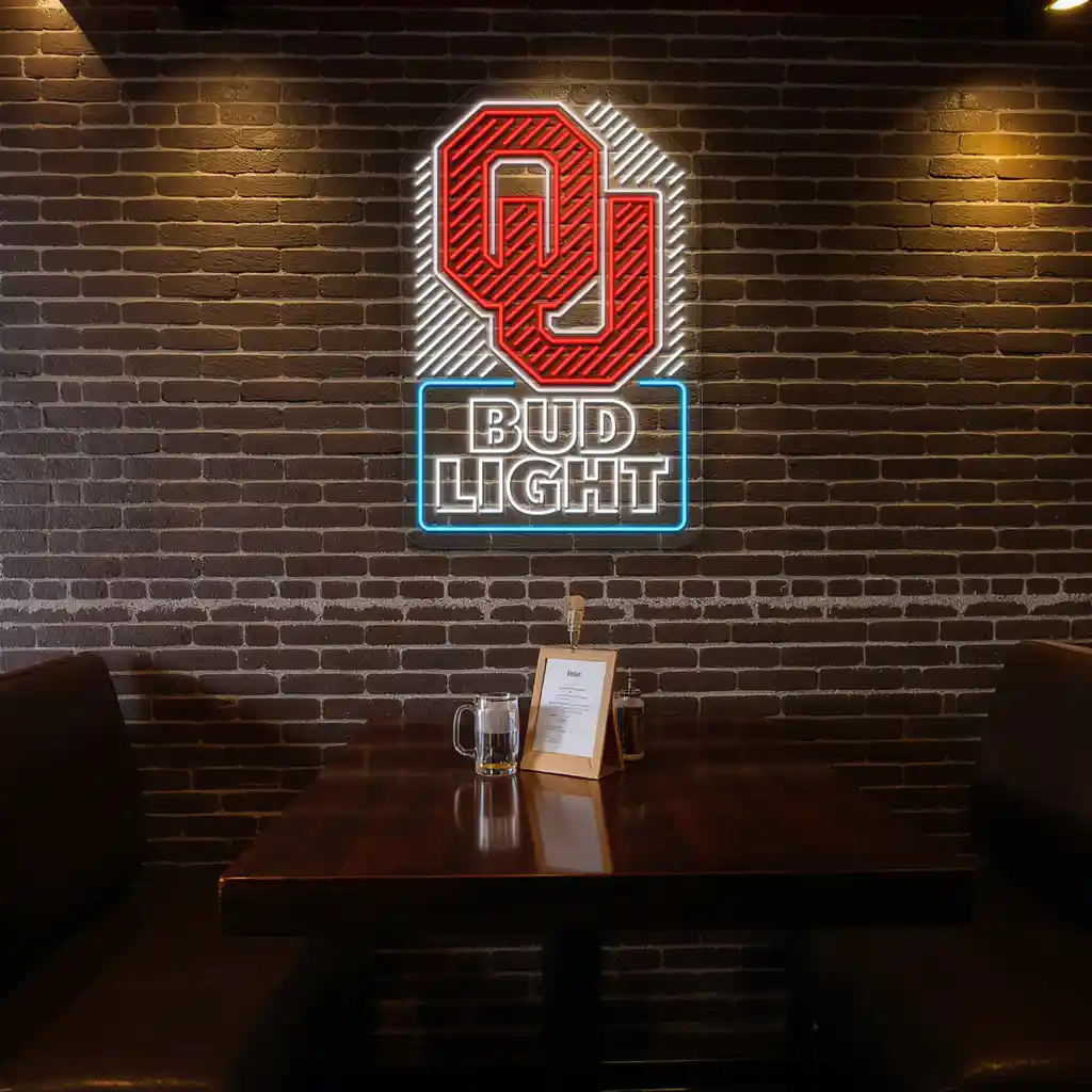 university themed bud light neon sign for bars fans 4 university themed bud light neon sign for bars fans 4