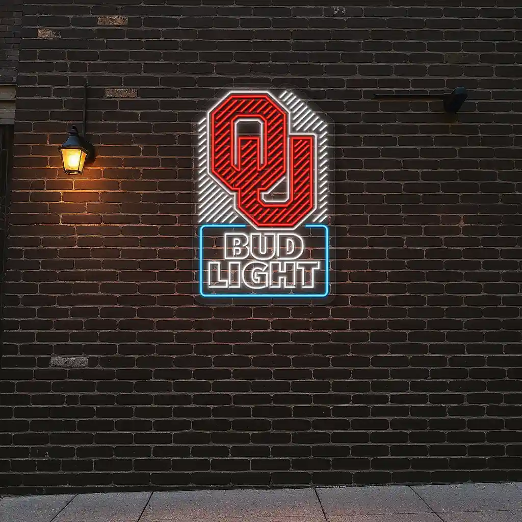 university themed bud light neon sign for bars fans 5 university themed bud light neon sign for bars fans 5