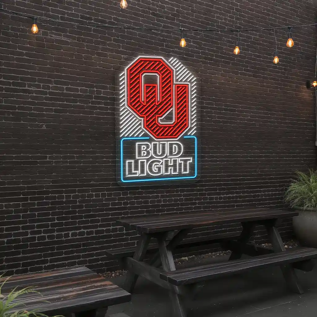 university themed bud light neon sign for bars fans 6 university themed bud light neon sign for bars fans 6