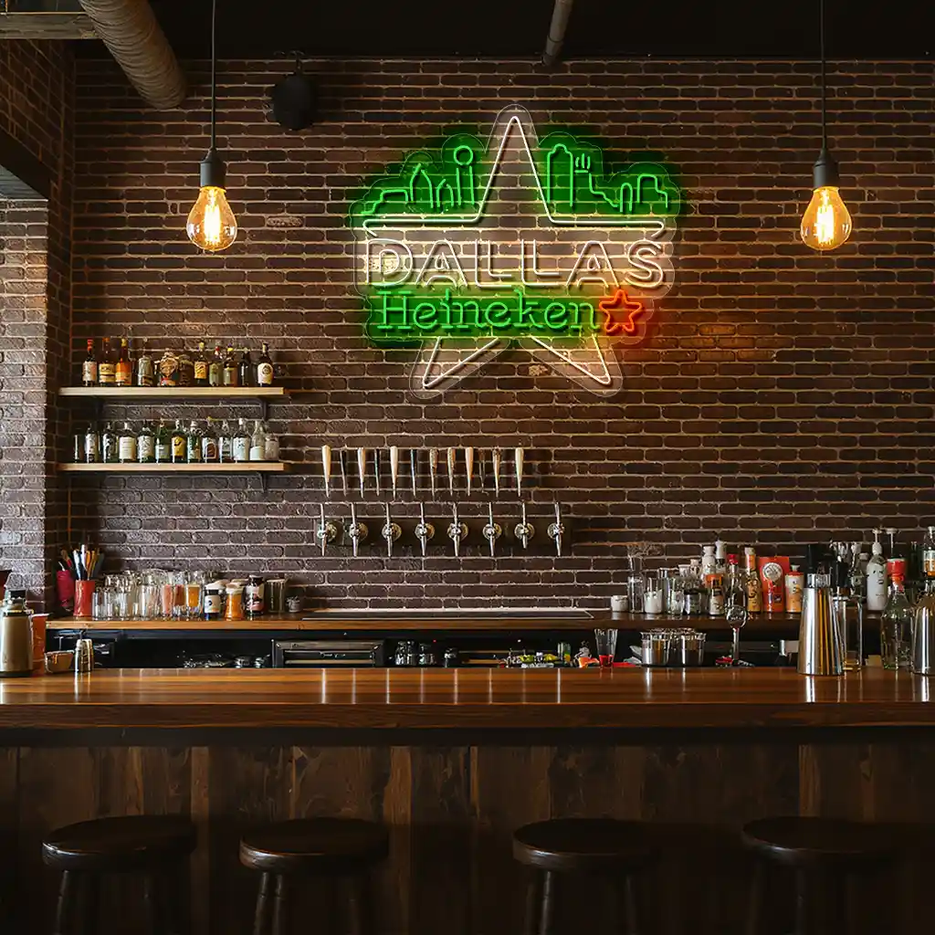 vibrant dallas neon sign design a stunning visual showcase high quality vibrant dallas neon sign design a stunning visual showcase high quality