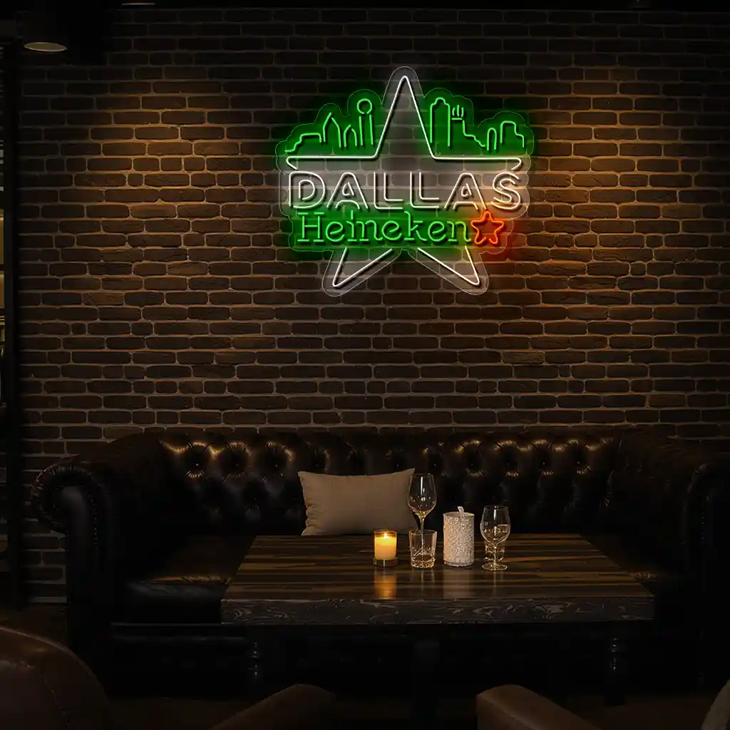 vibrant dallas neon sign design a stunning visual showcase premium grade vibrant dallas neon sign design a stunning visual showcase premium grade