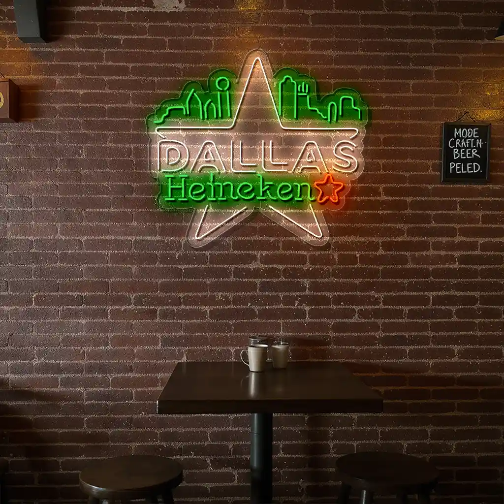 vibrant dallas neon sign design a stunning visual showcase trendy vibrant dallas neon sign design a stunning visual showcase trendy