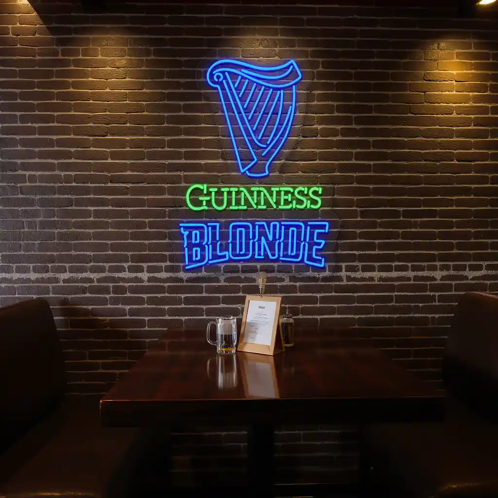 vibrant guinness blonde neon sign perfect for bar decor latest model vibrant guinness blonde neon sign perfect for bar decor latest model