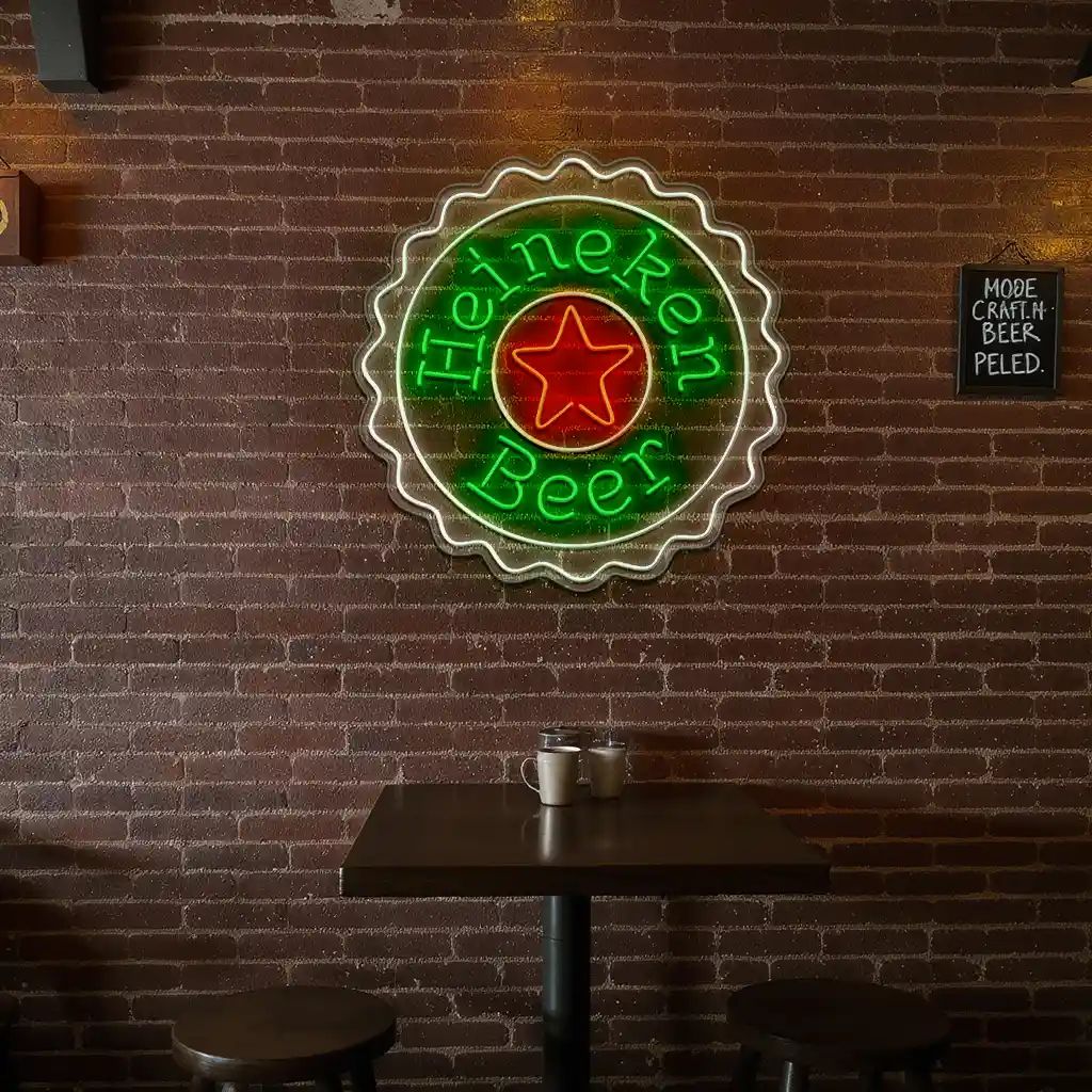 vibrant heineken neon sign perfect for bars and home decor latest model vibrant heineken neon sign perfect for bars and home decor latest model