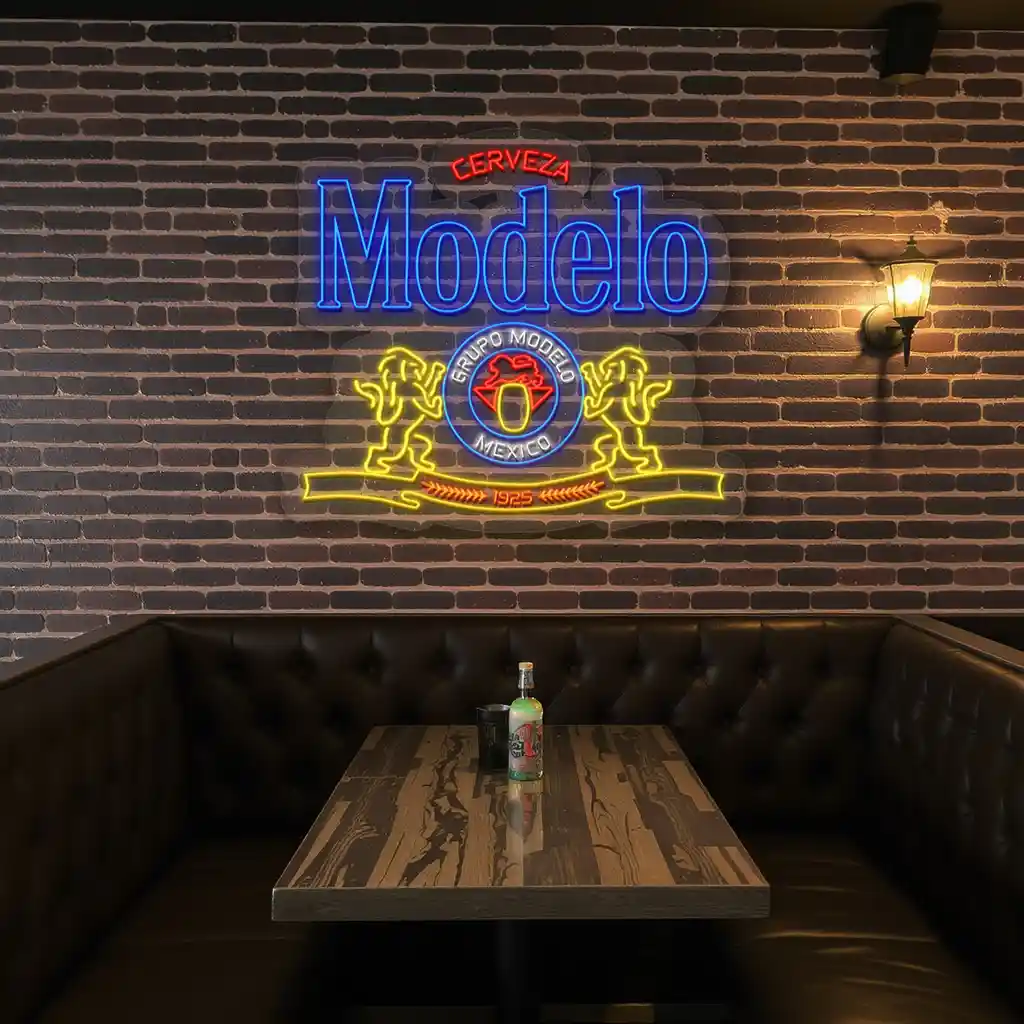 vibrant modelo neon sign perfect for your home bar decor high quality vibrant modelo neon sign perfect for your home bar decor high quality