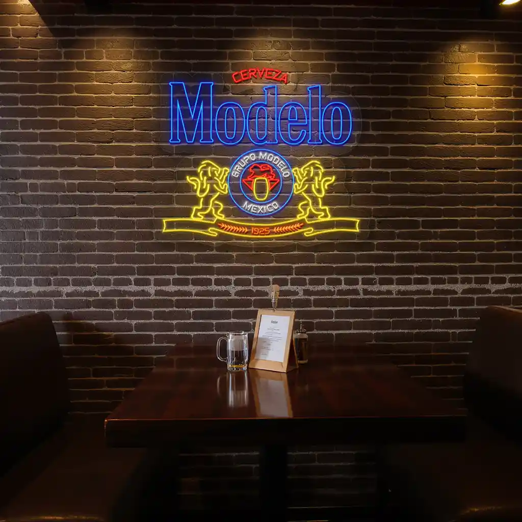 vibrant modelo neon sign perfect for your home bar decor new arrival vibrant modelo neon sign perfect for your home bar decor new arrival