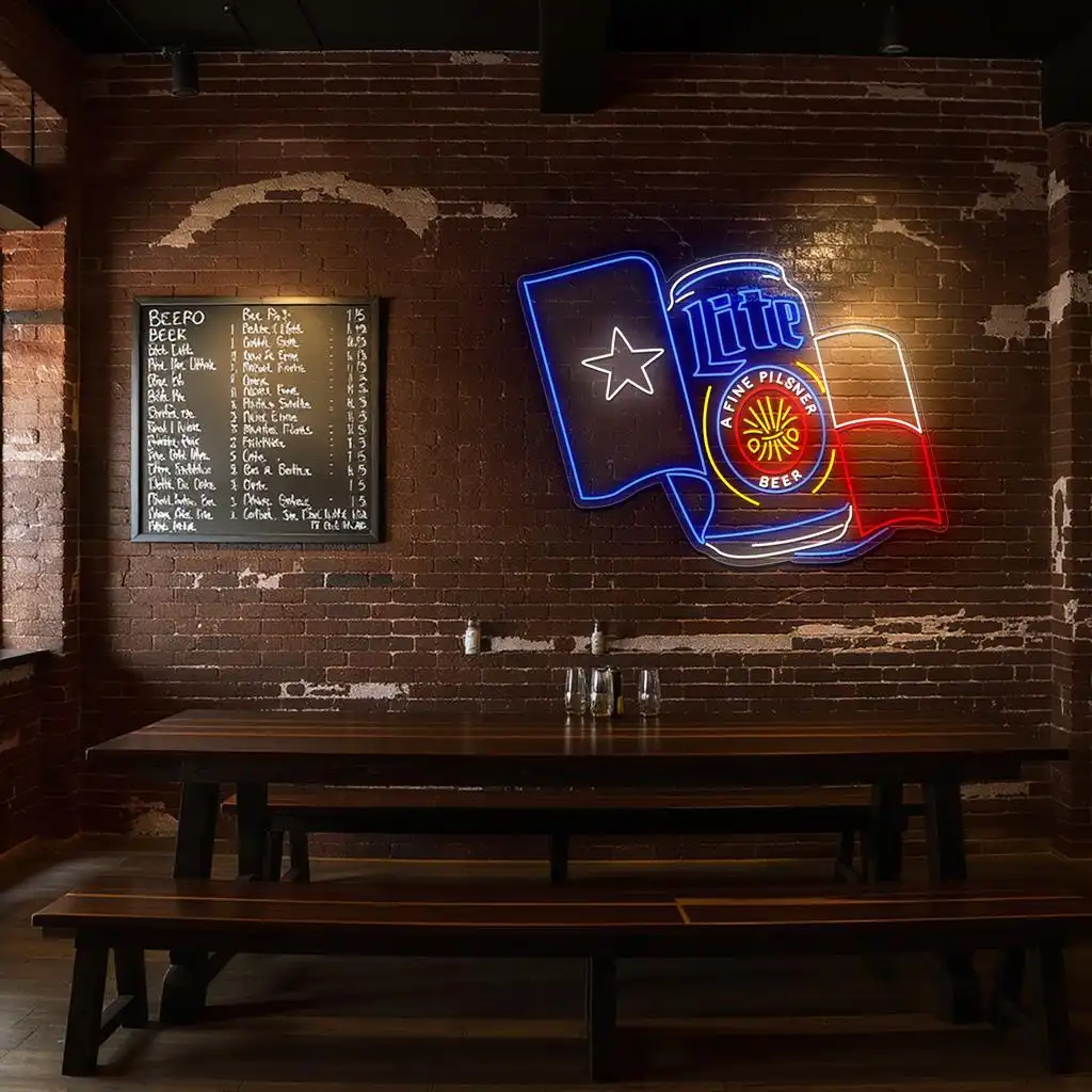 vibrant neon beer sign inspired by texas culture and craftsmanship latest model vibrant neon beer sign inspired by texas culture and craftsmanship latest model