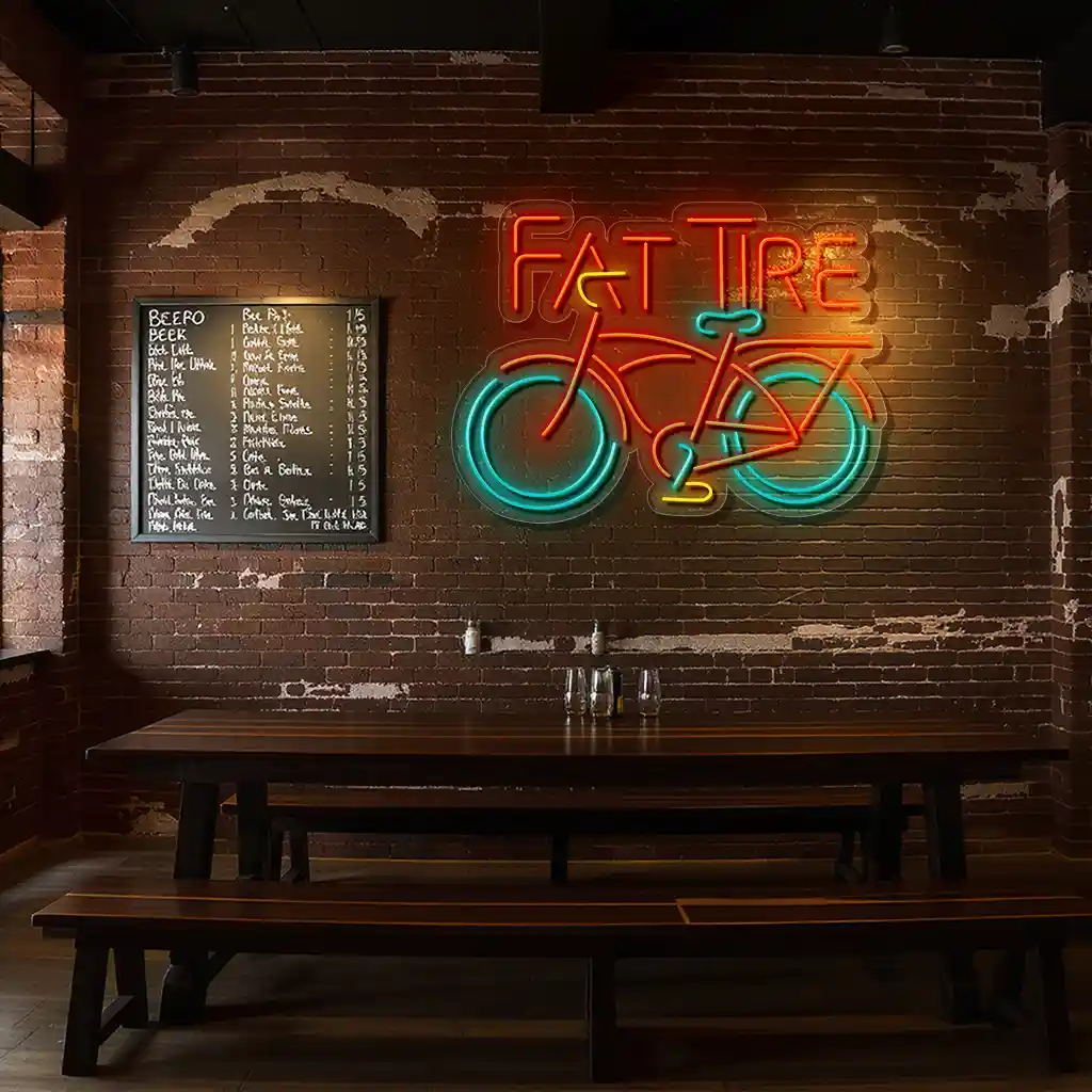 vibrant neon bicycle sign perfect for biking enthusiasts latest model vibrant neon bicycle sign perfect for biking enthusiasts latest model