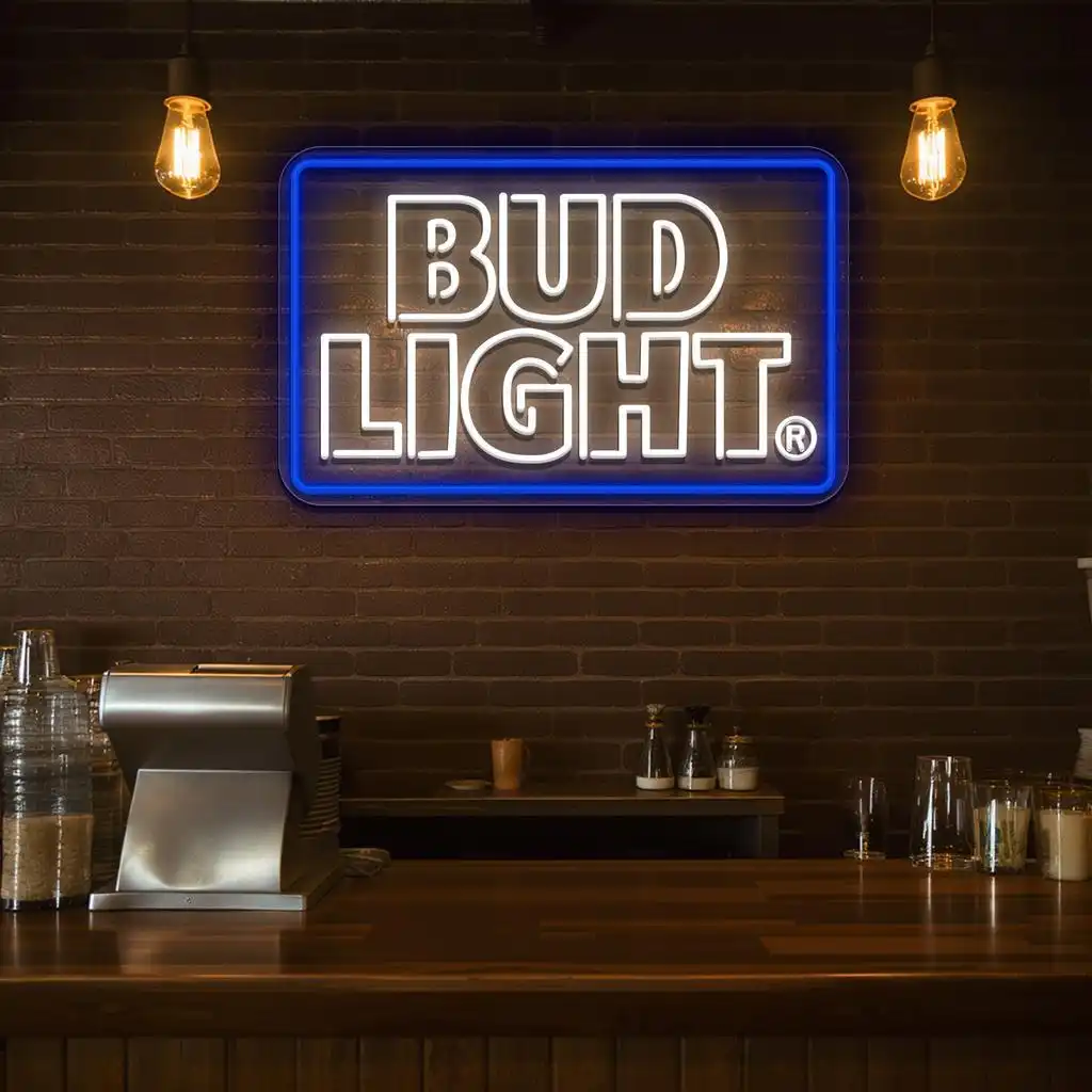 vibrant neon bud light sign for stylish bar or man cave decor high quality vibrant neon bud light sign for stylish bar or man cave decor high quality
