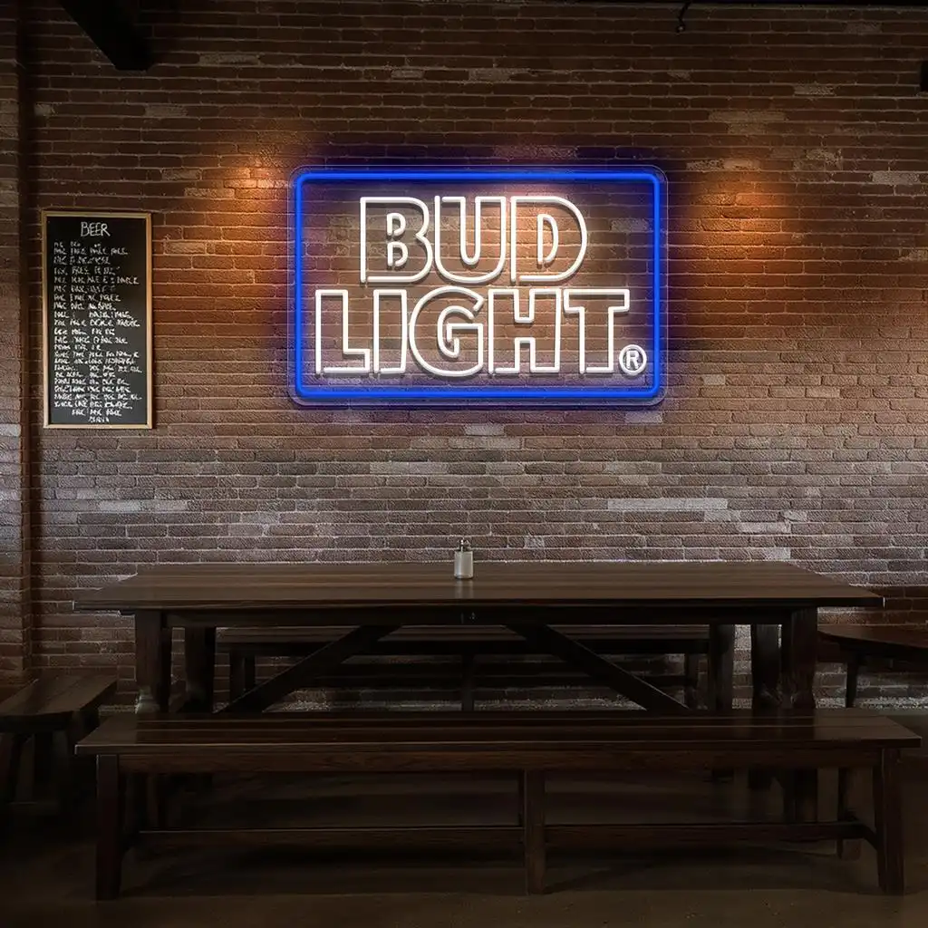 vibrant neon bud light sign for stylish bar or man cave decor latest model vibrant neon bud light sign for stylish bar or man cave decor latest model
