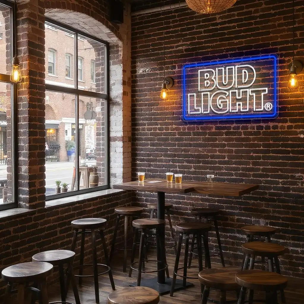 vibrant neon bud light sign for stylish bar or man cave decor new arrival vibrant neon bud light sign for stylish bar or man cave decor new arrival