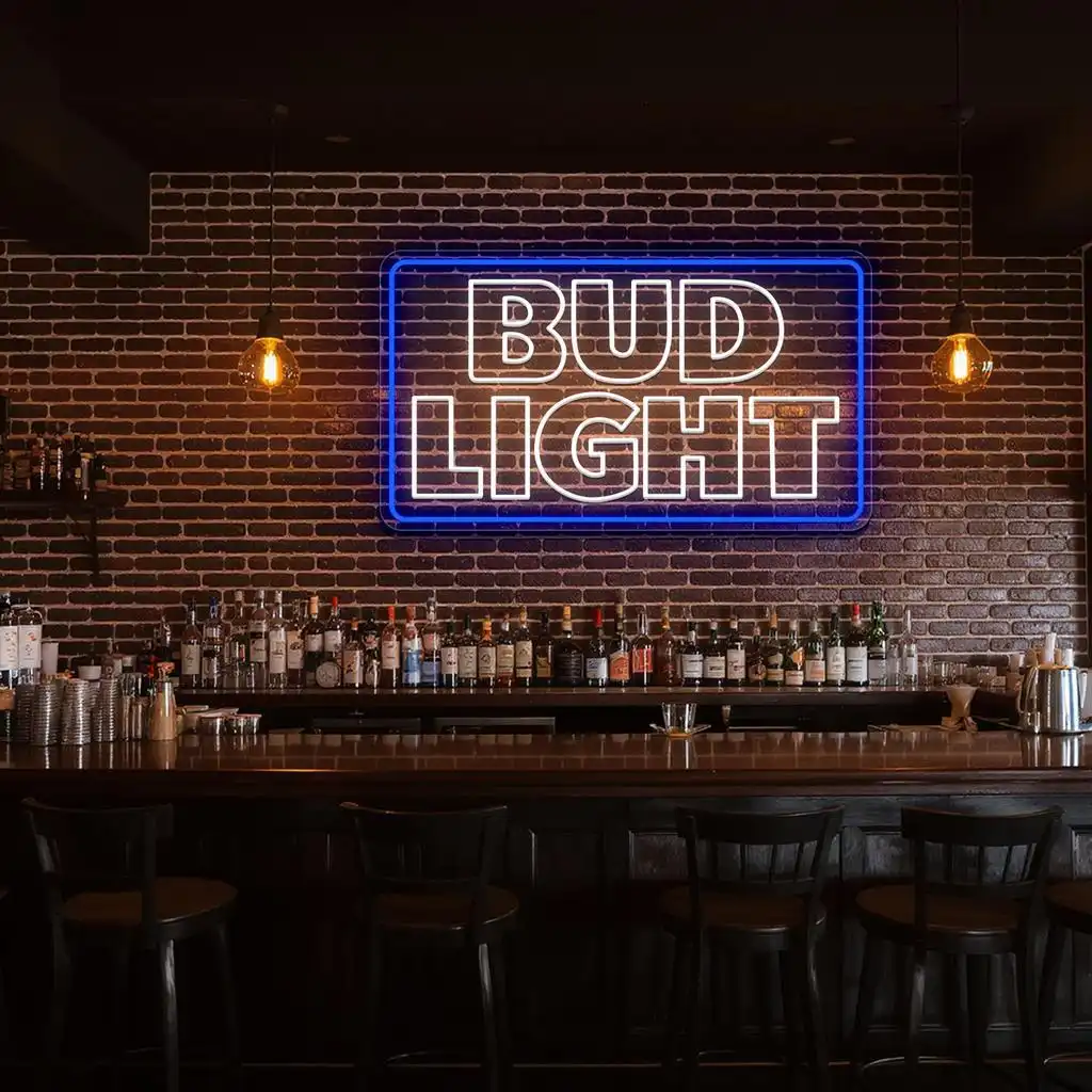 vibrant neon bud light sign for unique home bar decor fashion forward vibrant neon bud light sign for unique home bar decor fashion forward