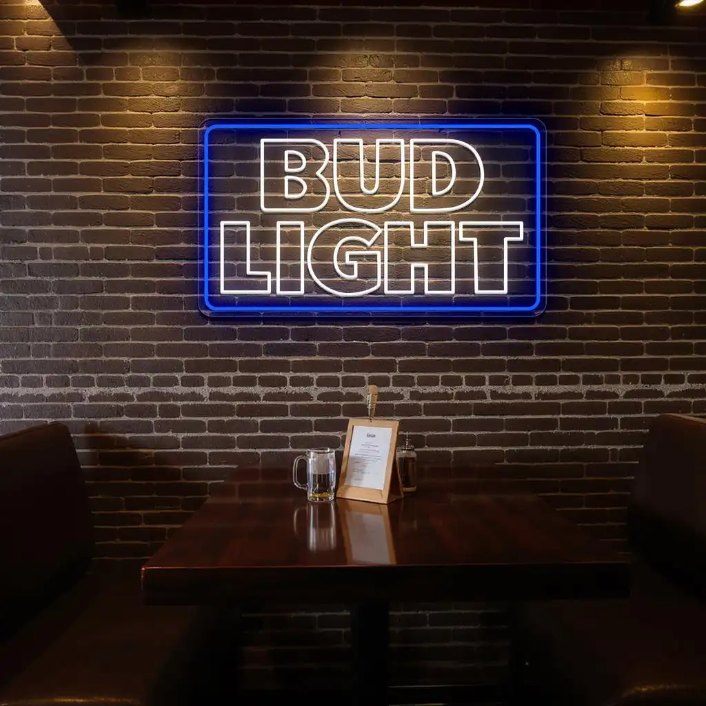 vibrant neon bud light sign for unique home bar decor latest model vibrant neon bud light sign for unique home bar decor latest model