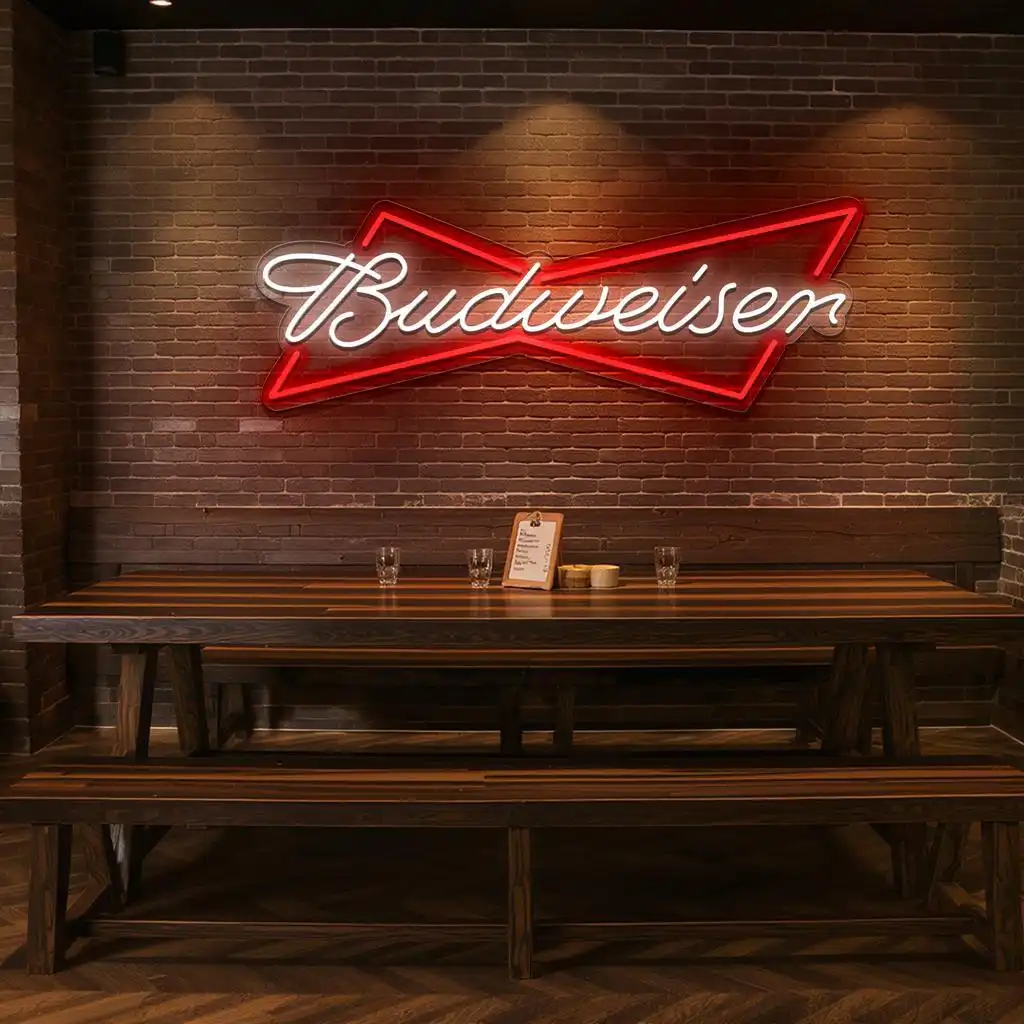 vibrant neon budweiser sign design for home or bar decor top rated vibrant neon budweiser sign design for home or bar decor top rated