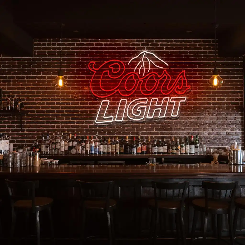 vibrant neon coors light sign for stylish bar decor fashion forward vibrant neon coors light sign for stylish bar decor fashion forward