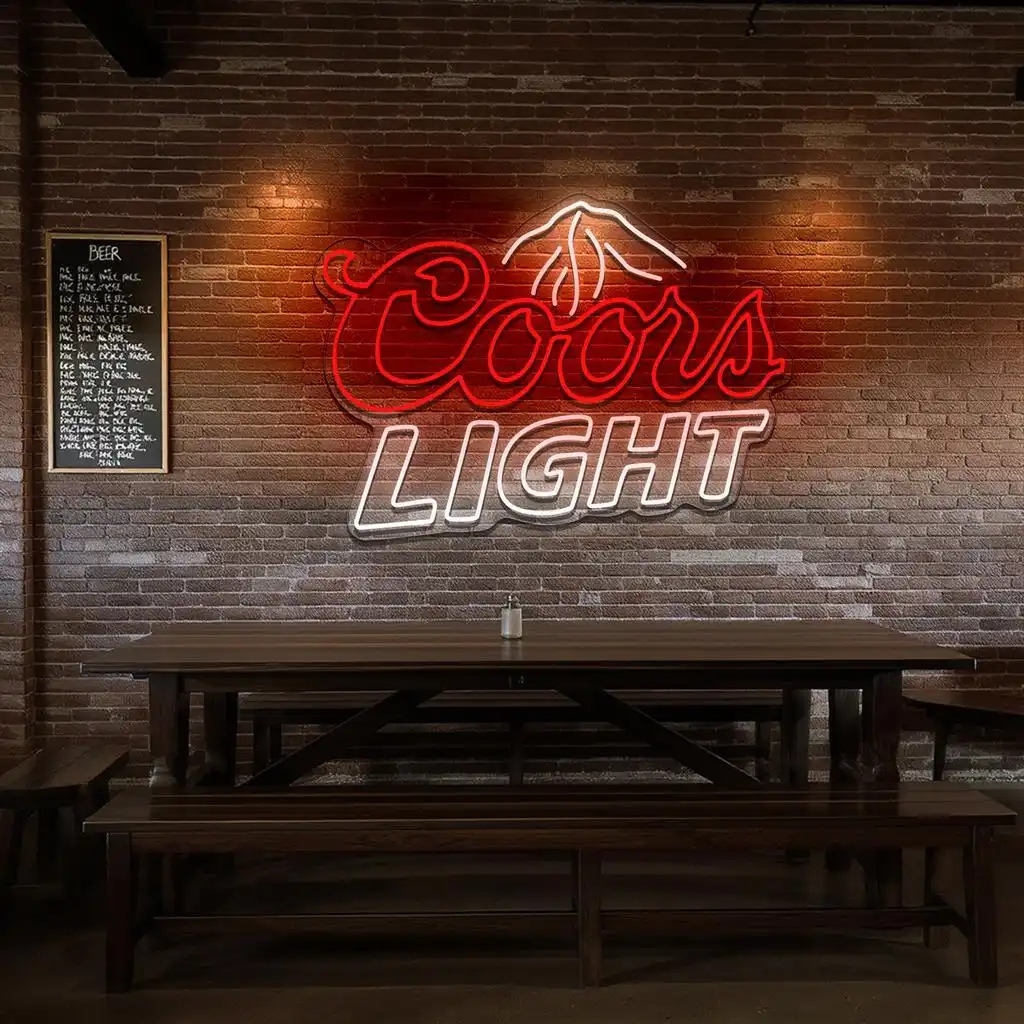 vibrant neon coors light sign for stylish bar decor premium grade vibrant neon coors light sign for stylish bar decor premium grade