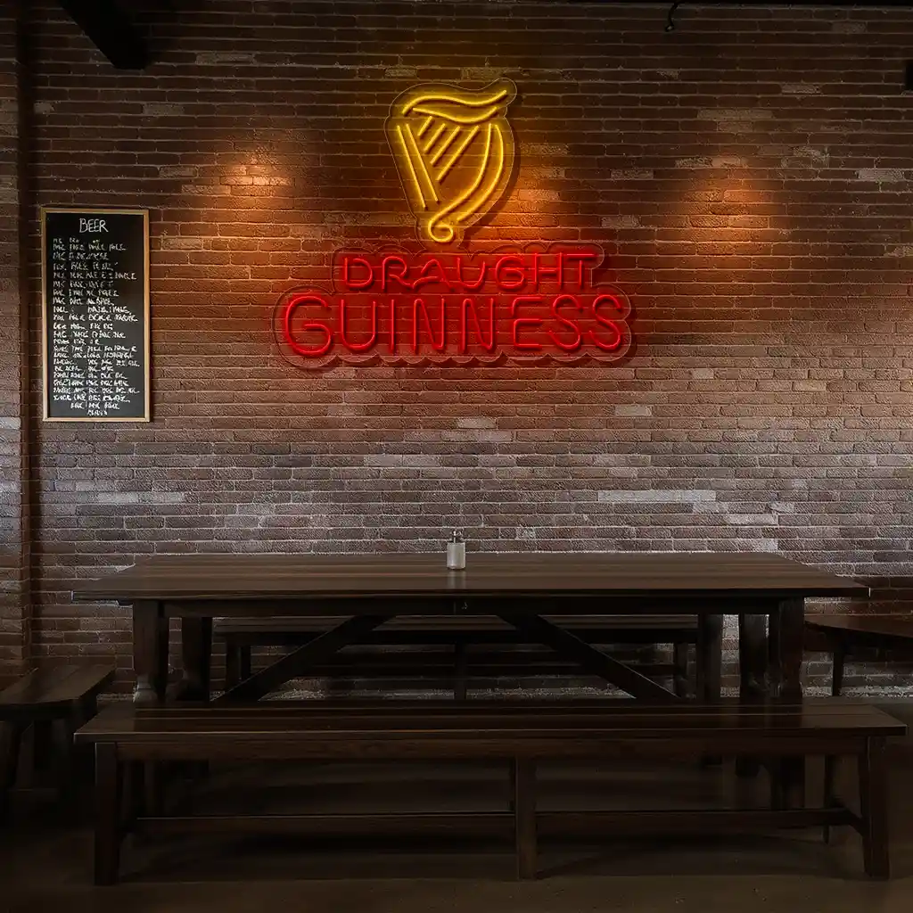 vibrant neon guinness sign design for bars and pubs top rated vibrant neon guinness sign design for bars and pubs top rated