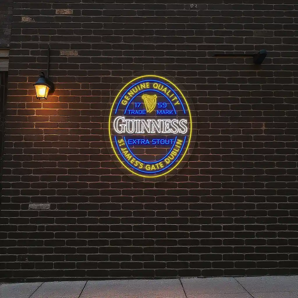 vibrant neon guinness sign perfect for pub and bar decor new arrival vibrant neon guinness sign perfect for pub and bar decor new arrival