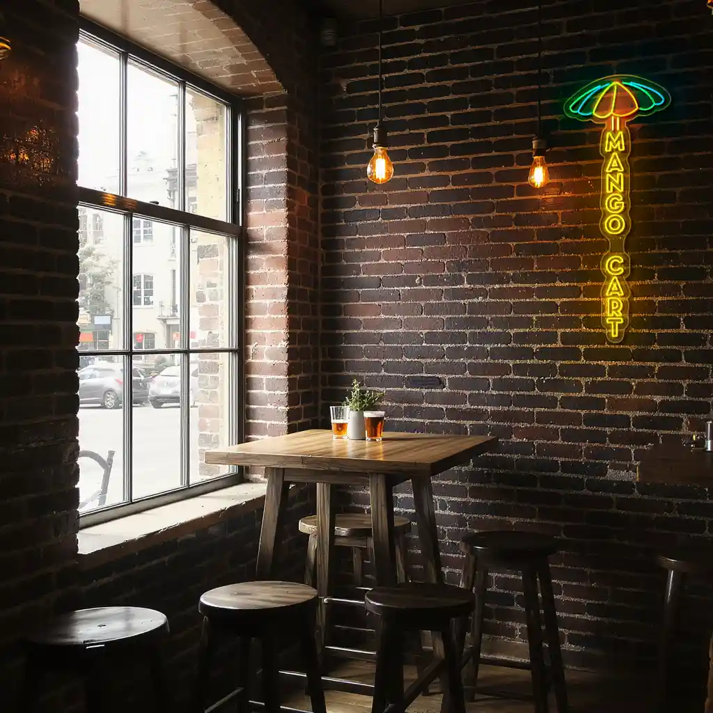 vibrant neon mango cart sign eye catching outdoor decor top rated vibrant neon mango cart sign eye catching outdoor decor top rated