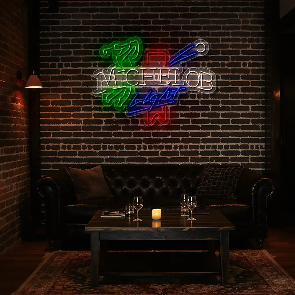 vibrant neon michelob light sign perfect for home bar decor new arrival vibrant neon michelob light sign perfect for home bar decor new arrival